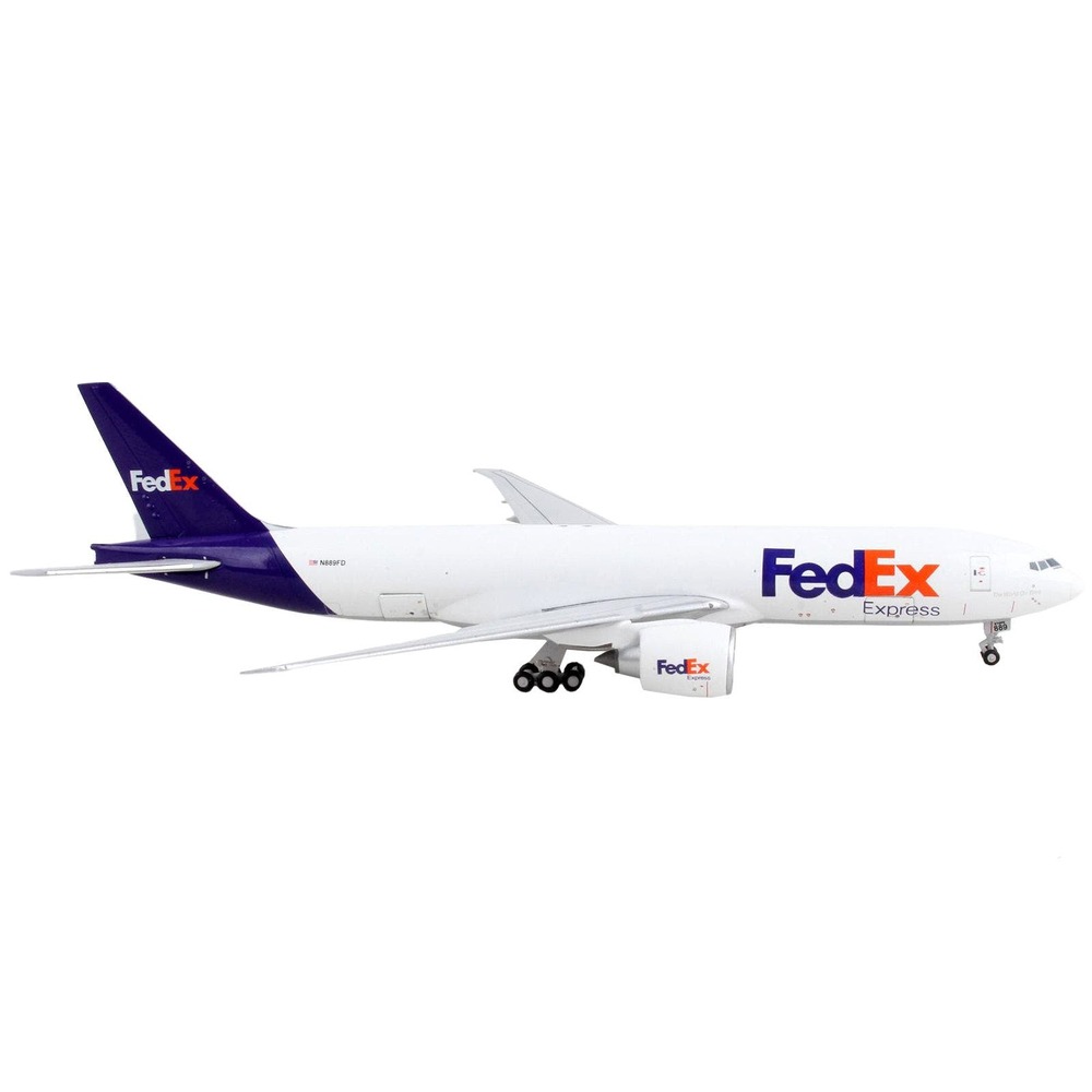 Boeing 777F Fedex White with Purple Tail  1/400 Diecast Model Airplane